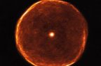 This ALMA image reveals much finer structure in the U Antliae shell than has previously been possible. Around 2700 years ago, U Antliae went through a short period of rapid mass loss. During this period of only a few hundred years, the material making up the shell seen in the new ALMA data was ejected at high speed. Examination of this shell in further detail also shows some evidence of thin, wispy clouds known as filamentary substructures.
