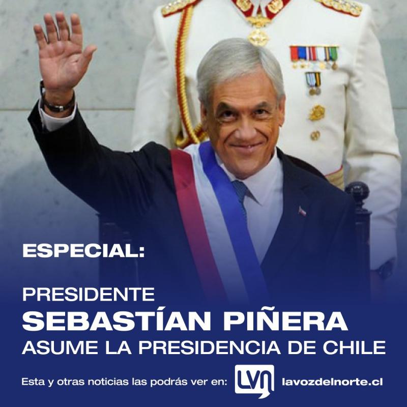 Sebastián Piñera Echenique asume como Presidente de la República de