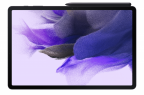 Galaxy Tab S7 FE_MysticBlack_Front With S Pen